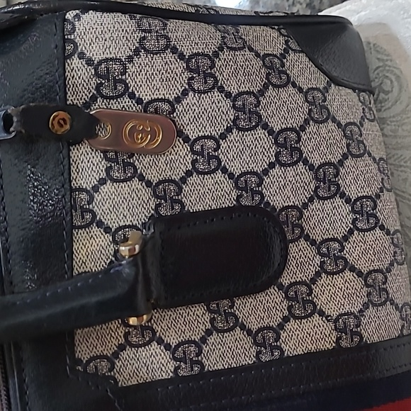 GUCCI*RARE*70's* SUPREME/SHERRY LINE**MONOGRAM BAG  LIMITED EDITION - Picture 4 of 14